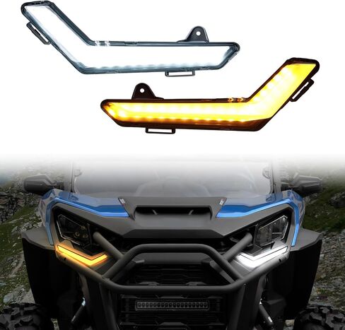 A & UTV PRO Upgraded Running Turn Signals Lights for 2020-2025 Can Am Defender Max / 2021-2025 Commander Max Accessories Flashing LED Turn Signal Kits 2PCS in Saudi Arabia