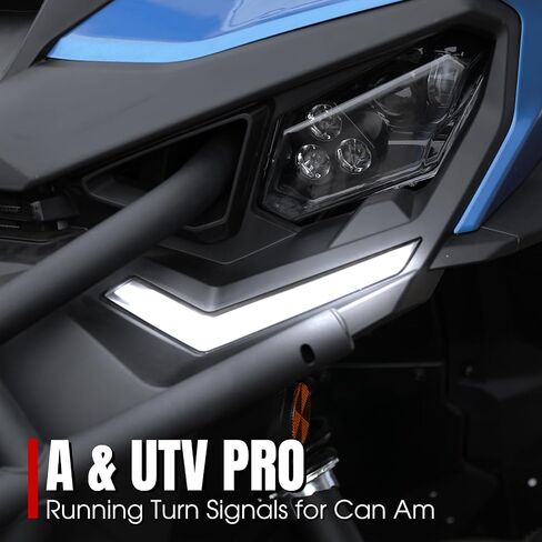 A & UTV PRO Upgraded Running Turn Signals Lights for 2020-2025 Can Am Defender Max / 2021-2025 Commander Max Accessories Flashing LED Turn Signal Kits 2PCS in Saudi Arabia