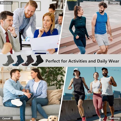 Merino Wool Ankle Socks, Men's Women's 90% Wool Athletic Thin Running Moisture Wicking Socks, 3 Pairs in Kuwait