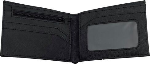Retro Gamepad-Inspired Boys Wallet - Silicone Surface Material with Classic Game Gamepad Design, Multiple Card Slots and Coin Pocket - Video Game Kids Wallet in Black in Saudi Arabia