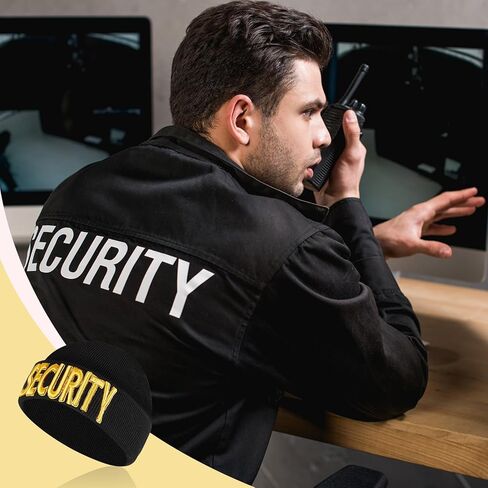 Panitay 12 قطعة قبعة صغيرة محبوكة قبعة مطرزة قبعة جمجمة شتوية سوداء للرجال والنساء (أسود، أصفر، آمن، كلاسيكي) in Kuwait