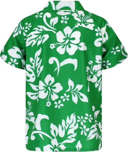 Floral-Vibes Hibiscus-Print Hawaii Colorful Stylish-Shirt Casual Suits Standard-Fit in Kuwait