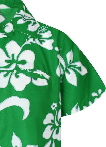 Floral-Vibes Hibiscus-Print Hawaii Colorful Stylish-Shirt Casual Suits Standard-Fit in Kuwait