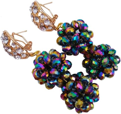 Crystal Royal Blue Beads Jewelry Set African Necklaces for Women Nigerian Wedding Jewelry Sets in Kuwait