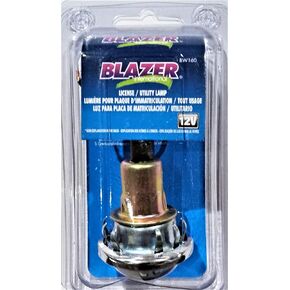 License Plate/Utility Lamp, Round, Snap-In, 12 V