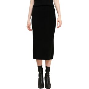 SANGTREE Women's Ribbed Knit Bodycon Midi Skirts in Kuwait
