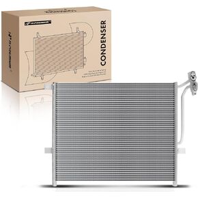 A-Premium Air Conditioning A/C Condenser Compatible with BMW 3-Series 320i 328i 330i 330Ci, M3 2001-2006, Z4 2003-2008, Replace# 64536914033