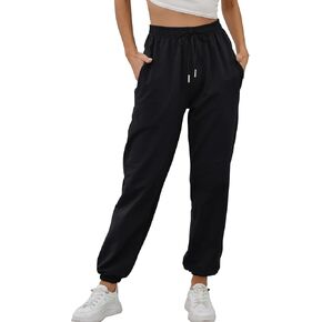 Women Drawstring Sweatpants High Waisted Cinch Bottom Athletic Jogger Workout Active Pants Pockets