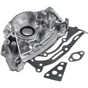 A-Premium Engine Oil Pump with Gasket Compatible with Mitsubishi Montero 2003 2004 2005 2006 3.8L, Replace# 1211A021