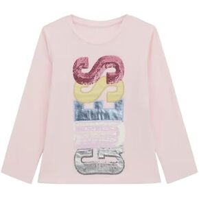 GUESS Girls' Eco Long Sleeve T-Shirt