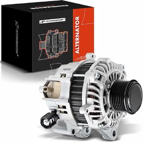 A-Premium Alternator Compatible with Honda Accord 2013-2017 L4 2.4L, Automatic CVT Transmission, 12V 110A Clockwise 7-Groove Clutch Pulley, Replace# 14489N 14489 31100-5A2-A02 AHGA88 A005TL0581ZC