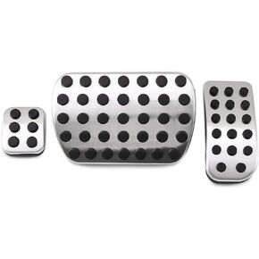 Stainless Steel No Drill Fuel Brake Foot Pedals for Mercedes Benz V Class Vito Metris Viano W447 W639