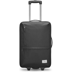 Solo New York Re:treat Carry-On 22" 2-Wheel Upright, Made from Recycled Materials, Black