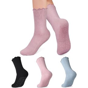 Pilates Socks Non Slip: Grip Socks for Yoga Hospital