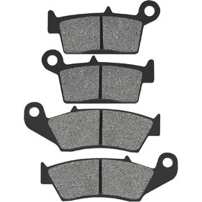 Front & Rear Brake Pads compatible with Honda XR650L 1993-2016 XR650R 2000-2007 Kawasaki KX125 1995-2005 Yamaha YZ250 1998-2002 Suzuki DRZ400 DR-Z 400 2000-2009 DRZ400SM 2005-2009 RM125 RM250