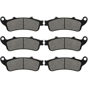 ECCPP Brake Pads Replacement For honda VTX1800 All models 2002-2013 / GL1800 Goldwing All models 2001-2016/ CBR1100XX Blackbird 1997-2003, FA261 Front and Rear Brake Pads