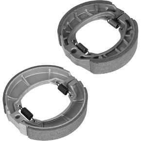 Front and Rear Brake Shoes Pads for Honda ATC125M 1984-1987, ATC185 ATC185S 1980-1983, ATC200 ATC200E ATC200ES 1981-1984, ATC200M ATC200S 1984-1986, Drum Brake Shoe Set