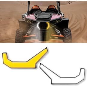 Turn Signal Fang Light with DRL for Polaris RZR XP 4 1000 2014-2018 RZR 900 XC 900S, LED Accent Street Legal Front Signature Lights Assemblies, Plug and Play, 2PCS