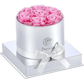 Preserved Flowers in a Box, 100% Real Roses That Last up to 3 Years, Birthdays Gift for Women, for Her, Valentine's Day Gifts for Women