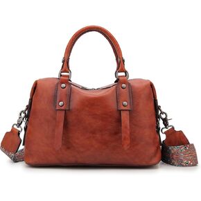 Handbags Genuine Leather Purses For Women Satchel Shoulder Bag Ladies Crossbody Tote Bags