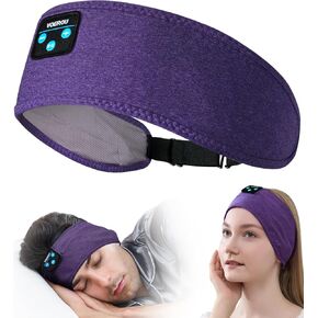 Voerou Sleep Headphones Bluetooth, Wireless Headband Headphones Sports Sweatband with Ultra-Thin HD Stereo Speakers for Sleeping,Workout,Jogging,Yoga,Insomnia, Travel, Meditation in Kuwait