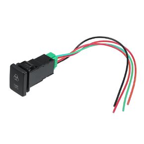 Zombie Lights Push Button Switch with Connector Wire for Toyota Landcruiser 4Runner / Car Interior LED on Off Switch Panel/Waterproof / 1 Set Blue