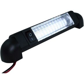 LED Bar Light - Pivoting, Water Resistant 12 Volt DC LED Courtesy Convenience lamp, 6" with on/Off Switch