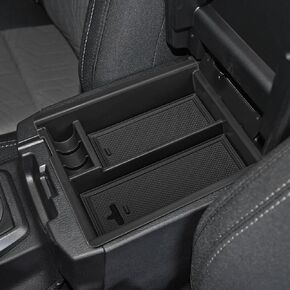 SPELAB Center Console Accessory Organizer Compatible for Toyota Tacoma 2016 2017 2018 2019 2020 2021 2022 2023 ABS Armrest Box Insert Tray