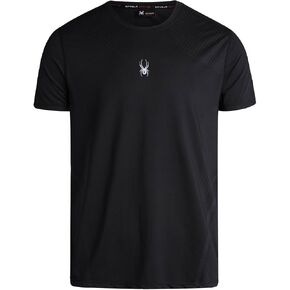 Spyder Men's Athletic T-Shirt - Short Sleeve Crew Neck Performance Workout Shirt for Men with Heatzone Placement Print (S-XL)