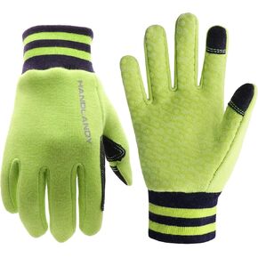 HANDLANDY Kids Gloves Winter Touchscreen Cycling Outdoors Sports Gloves with Grip for Boys Girls Toddler 2-13 Years