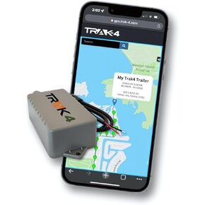 Trak-4 12v GPS Tracker with Wiring Harness for Tracking Equipment, Vehicles, and Assets. Subscription Required.