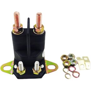 4-Terminal 12V Lawn Starter Solenoid for John Deere MIU12537 S240 X300 X350 Trombetta 884-1221-210-02 782-1221-210-22 Toro 740207 28-4210 Craftsman 145673 146154 175141 Troy Bilt 1752137