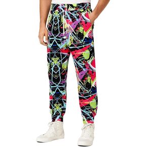 Yolsun الرجال الركض Sweatpants للجنسين مضحك ثلاثية الأبعاد طباعة الجرافيك الرياضة سراويل للجري سراويل الجدة غير رسمية مع جيوب