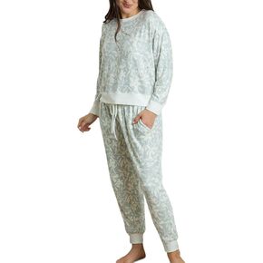 Mary Square Women's Casual Loungewear Outfit, Sophie Style Pullover and Pant Set, LuxSoft Fabric