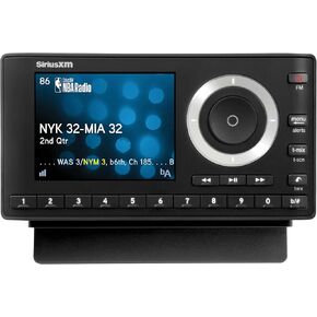 SiriusXM Onyx Plus Satellite Radio Home Kit, Listen to Live Ad-Free Music, News, Sports & More on Home Stereo or Bluetooth-Powered Speakers, Full-Color Display, 1-Touch Pause, Rewind, Replay