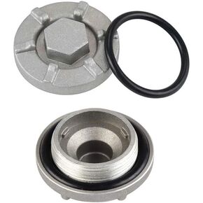 (Pack of 2) Case Oil Drain Plug for Yamaha Warrior Raptor Wolverine Big Bear YFM350 YFM 350 Engine Oil Drain Plugs with Gas Inline Fuel Filters Replace 4HC-15351-00-00