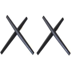 2 Packs Of Galaxy Earsocks Compatible Replacement For Oakley Whisker,Triggerman,Wiretap,O-E Wire,Squared Wire-Black