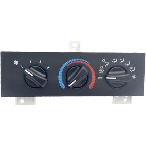 A/C AC Heater Manual Climate Temp Control Panel for 1998-2003 Dodge Ram Van 55055459AA Thru 55055459AF