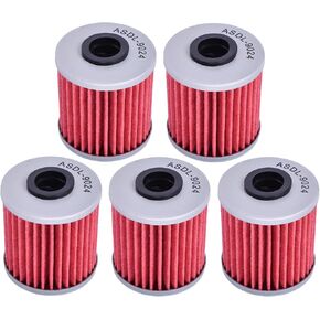 5pcs HF207 Oil Filter Replacement for Kawasaki KX250F KX250 F 2004-2018 KX450 F KX-450 F 2016 2017 2018 52010-0001