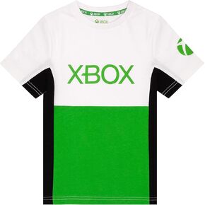 Xbox T-Shirt Boys Kids Black Green Game Console Logo Clothing Top