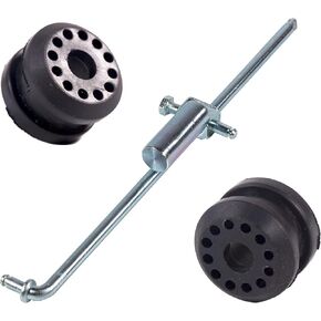 55366066AB لـ Dodge Ram Transfer Case Shifter Control Link + 68078974AA مجموعة جلبة جروميت لـ Dodge Ram 1500 2500 3500 4500 5500 PICK UP 2005 2006 2007 2008 2009 2010 2011 2012 4x4 4WD