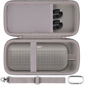 co2CREA Hard Travel Case Replacement for Bose SoundLink Flex Bluetooth Portable Speaker (Black Case)