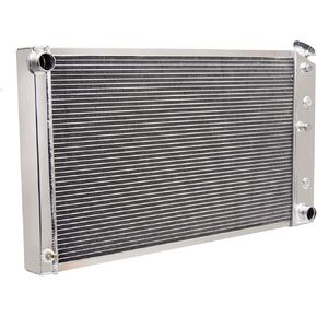 ECMRAD 4 Rows Core Aluminum Radiator Compatible with Chevy Chevelle 1968-1972 Oldsmobile Cutlass 5.7L 7.5L 6.6L 1970 1970