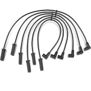 A-Premium Spark Plug Wire Compatible with Buick Regal 1986-1987 & Pontiac Firebird 1989, 3.8L Turbocharged 6-PC Set