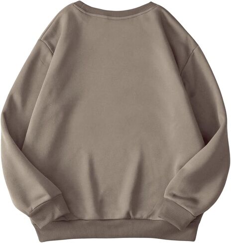 SOLY HUX Women's Graphic Print Sweatshirts Long Sleeve Crewneck Cute Pullover Top Spring Fall Outfits in Saudi Arabia