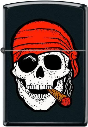 Zippo Lighter- Cigars Cuban Design Satin Chrome Windproof Lighter #Z5123 in Saudi Arabia