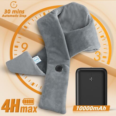 Remo Neck Heating Pad, Portable Cordless Heating Pad for Neck Pain, Compact Heated Neck Wrap with Soft, Heated Scarf Gift for Family,Tiffany Blue in Saudi Arabia