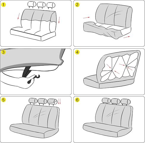 Frienda 22 Pieces Car Cow Print Seat Covers Accessories Set Steering Wheel Cover Headrest Seat Belt Cover Console Armrest Pad Handbrake Cover Gear Cover Key Ring Vent in Saudi Arabia