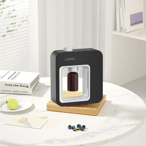 Waterless Essential Oil Diffuser - Aromatherapy Diffusers for Large Room, Portable & No Heat & Quiet & Rechargable for Living Room Bedroom Office Home Travel, Pride (Black Golden) in Saudi Arabia