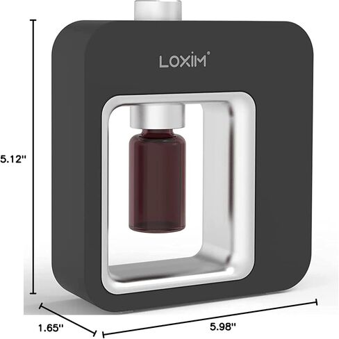 Waterless Essential Oil Diffuser - Aromatherapy Diffusers for Large Room, Portable & No Heat & Quiet & Rechargable for Living Room Bedroom Office Home Travel, Pride (Black Golden) in Saudi Arabia